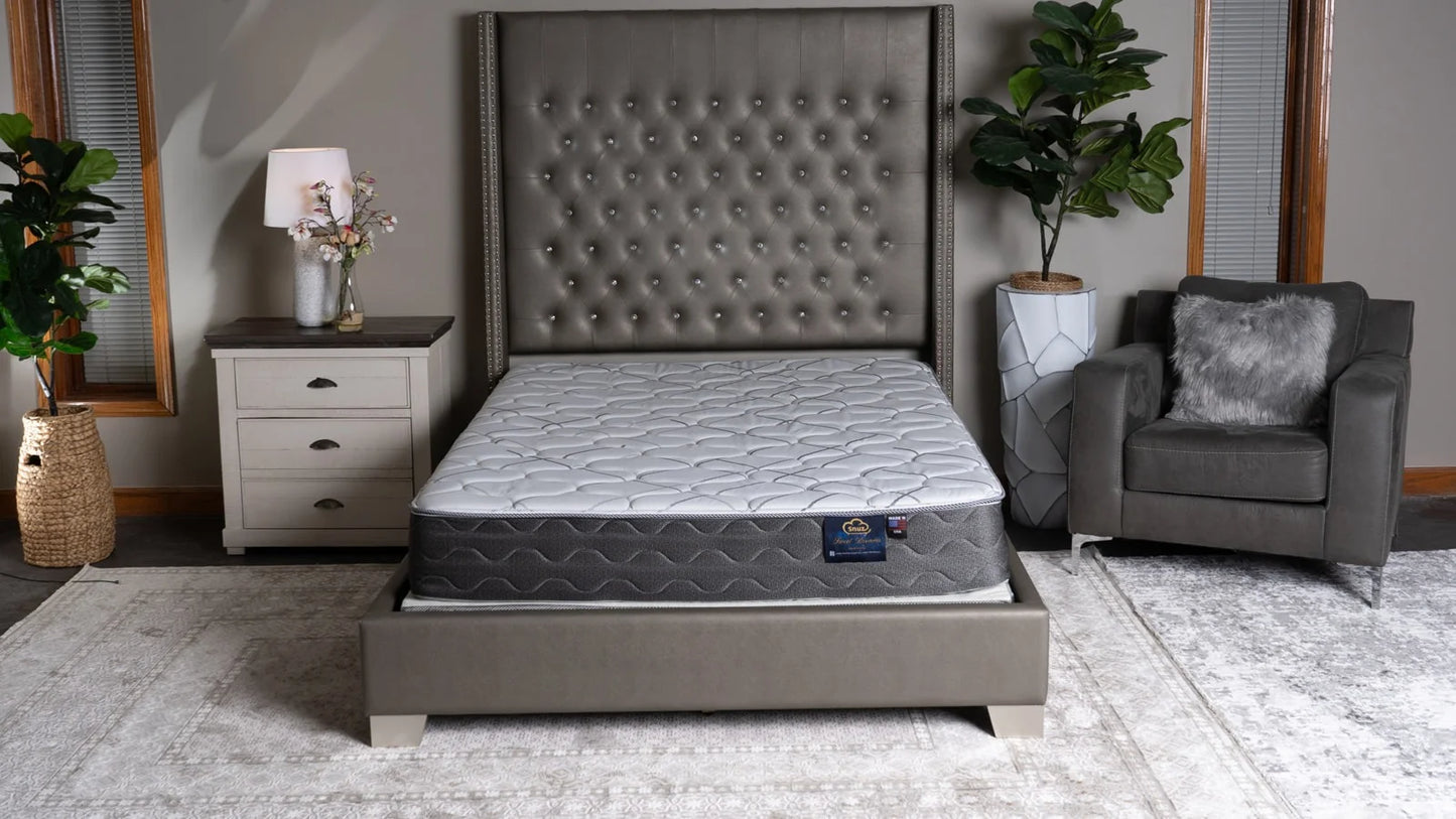 Snuz Sweet Dreams 9" Hybrid Mattress, Medium Plush - Made in USA with AdaptaFlex™ Pocket Coils, Duet Soft Quilted Panel, CertiPUR-US® Certified, Breathable Knit Cover